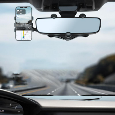 Rearview Mirror Car Phone Holder