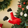 Santa Leg Christmas Tree Decoration