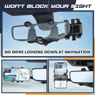 Rearview Mirror Car Phone Holder