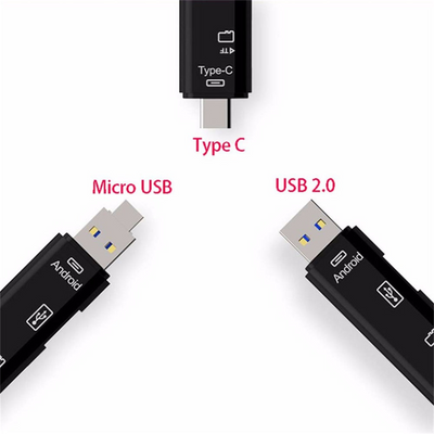 5-in-1 Multifunction Usb 2.0 Card Reader