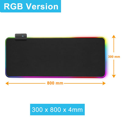 RGB Gaming Mouse Pad / Keyboard Desk Mat