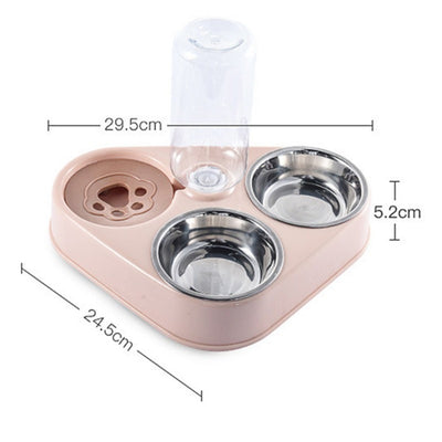 3 in 1 pet feeding bowl